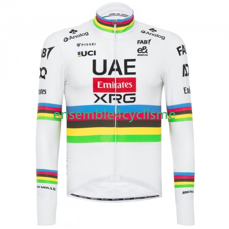 Maillot Cyclisme Manches Longues UAE Team Emirates XRG 2025 Maillot Cyclisme Manches Longues UAE Team Emirates XRG 2025